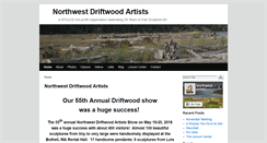 Desktop Screenshot of northwestdriftwoodartists.org